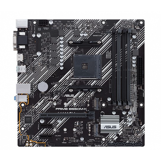 asus prime b550m-k micro atx pagrindinė plokštė su pci-e 4.0 ir m.2 2025