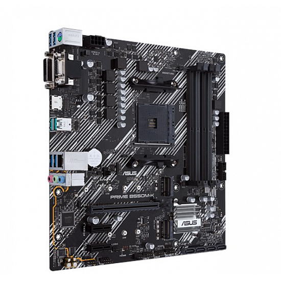 asus prime b550m-k micro atx pagrindinė plokštė su pci-e 4.0 ir m.2 2025