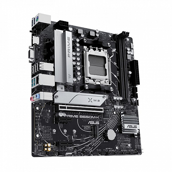 ASUS PRIME B650M-K AM5 DDR5 mATX plokštė su PCIe 5.0 2025