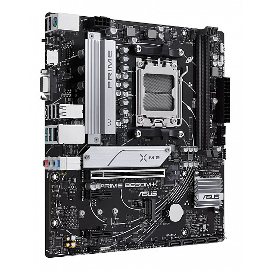 ASUS PRIME B650M-K AM5 DDR5 mATX plokštė su PCIe 5.0 2025