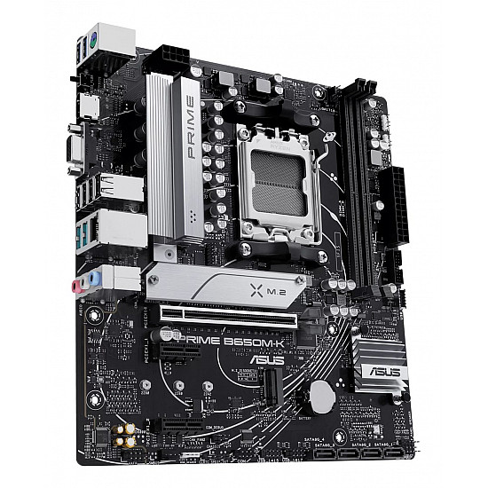 ASUS PRIME B650M-K AM5 DDR5 mATX plokštė su PCIe 5.0 2025