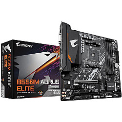 Pagrindinė plokštė GIGABYTE B550M AORUS ELITE 1.3 DDR4 PCIe 4.0 2xM.2 mATX