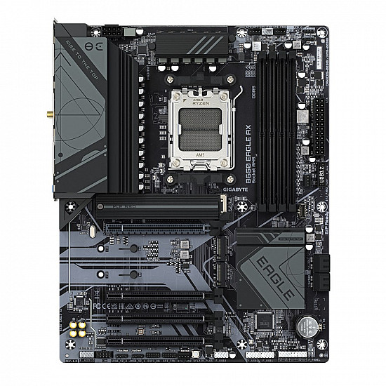 GIGABYTE B650 EAGLE AX 1.1 pagrindinė plokštė su DDR5, PCIe 5.0, WiFi 6E 2025