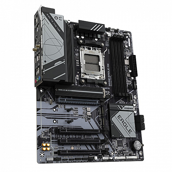 GIGABYTE B650 EAGLE AX 1.1 pagrindinė plokštė su DDR5, PCIe 5.0, WiFi 6E 2025