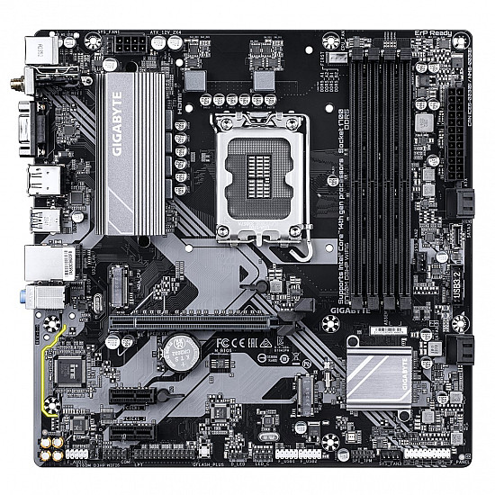 Pagrindinė plokštė GIGABYTE B760M D3HP WIFI6 DDR5 PCIe 4.0 USB-C WiFi6 mATX
