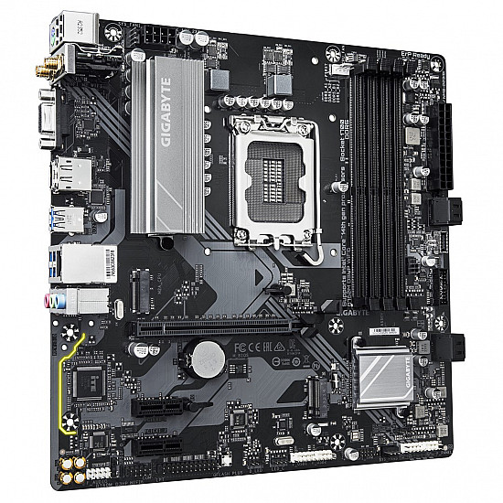 Pagrindinė plokštė GIGABYTE B760M D3HP WIFI6 DDR5 PCIe 4.0 USB-C WiFi6 mATX