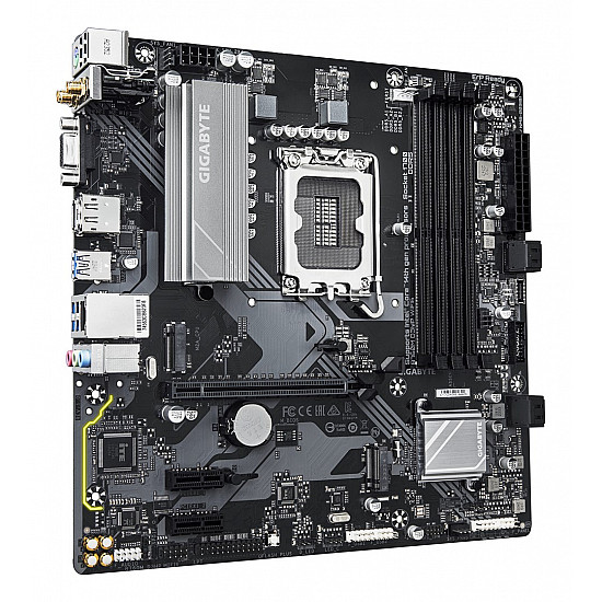 Pagrindinė plokštė GIGABYTE B760M D3HP WIFI6 DDR5 PCIe 4.0 USB-C WiFi6 mATX