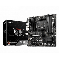 Pagrindinė plokštė MSI B550M PRO-VDH DDR4 AM4 PCIe 4.0 2xM.2 mATX