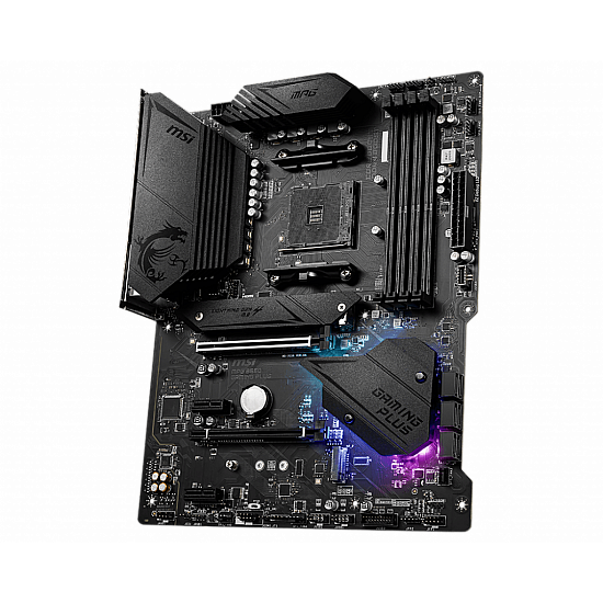 MSI MPG B550 GAMING PLUS pagrindinė plokštė su DDR4, PCIe 4.0 2025