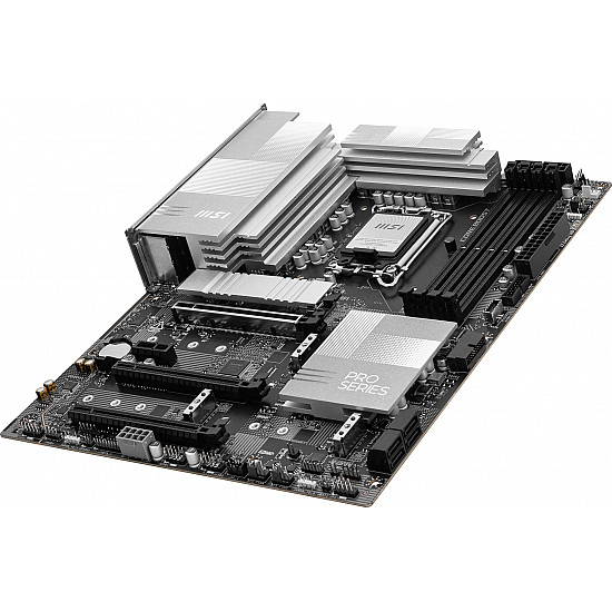 MSI PRO Z890-P WIFI DDR5 PCIe 5.0 WiFi 7 2025 MSI PRO Z890-P WIFI pagrindinė plokštė su DDR5, PCIe 5.0, WiFi 7 2025