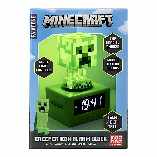 Paladone Minecraft Creeper Icon Alarm Clock