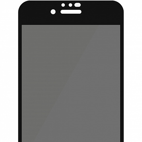 Black and Case Friendly Privacy Black for iPhone 6, 6s, 7, 8, SE 2. generation