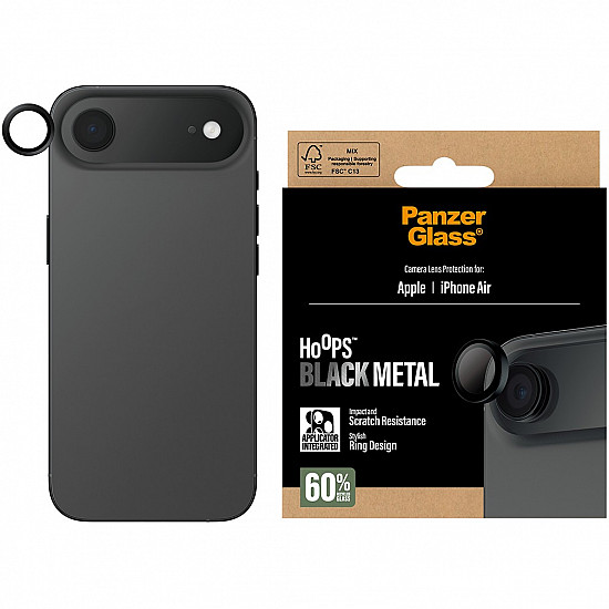 BLACK CAMERA LENS PROTECTOR IPH LENS PROTECTOR IPHONE 17 AIR