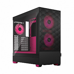 Fractal Design Pop Air RGB Side window Magenta Core TG Clear Tint ATX, mATX, Mini ITX Power supply included No ATX