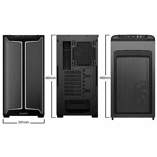 BE QUIET PURE BASE 501 DX MidiTower ATX MicroATX MiniITX Color Black BGW76