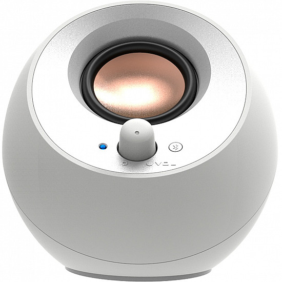 Creative Labs Pebble V3 weiss Bluetooth USB-C Klinke - Lautsprecher - Bluetooth