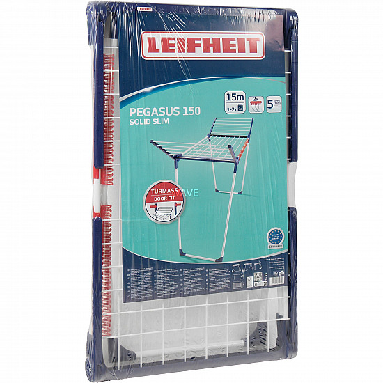 Pegasus 150 Solid Slim, Wäscheständer weiß/mehrfarbig