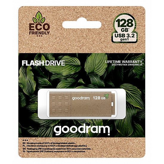 GOODRAM 128GB UME 3 ECO FRIENDLY brązowy [USB 3.2 gen. 1]