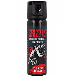 Pepper spray Grizzly 4 million scoville heat units 63 ml- cone/cloud