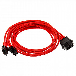 8-pin EPS12V extension 50cm - sleeved red