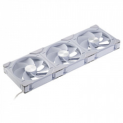 Phanteks D30 PWM Reverse Airflow, D-RGB Fan, 3-pack - 140mm, white