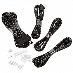 Extension cable set 500mm S-pattern - black/silver - Extension cable (PH-CB-CMBO_SSV)