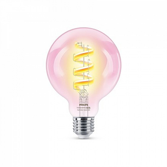 Philips Smart WiFi Filament Clear G95 RGB E27 6.3 W Full Color