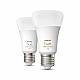 WCA 11W A60 E27 2pcs pack E27 11 W White and Color 2000K-6500K +16 million colors Bluetooth and Zigbee