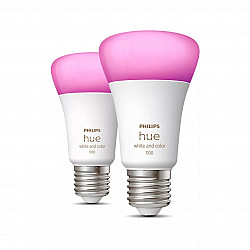 WCA 11W A60 E27 2pcs pack E27 11 W White and Color 2000K-6500K +16 million colors Bluetooth and Zigbee