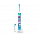Philips Sonic Electric toothbrush HX6322/04 Rechargeable For kids Number of brush heads included 2 Number of teeth brushing modes 2 Sonic technology Aqua