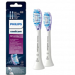 Philips Standard Sonic Toothbrush Heads HX9052/17 Sonicare G3 Premium Gum Care Heads For adults and children Number of brush heads included 2 Number of teeth brushing modes Does not apply Sonic technology White
