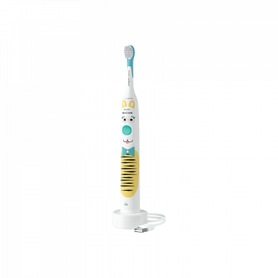 Philips Sonicare Sonic Electric Toothbrush HX3601/01 Rechargeable For children Number of brush heads included 1 Number of teeth brushing modes 1 White