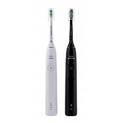 Philips Electric Toothbrush, Duo pack HX7109/01 Sonicare Series 5300 Rechargeable For adults Number of brush heads included 2 Number of teeth brushing modes 1 White/Black