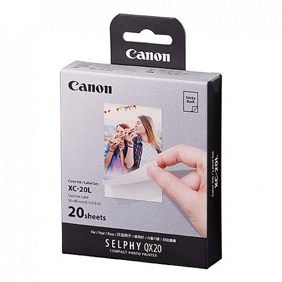 Zestaw atramentu i papieru Canon XC-20L 2x3 20 odbitek 6755C002
