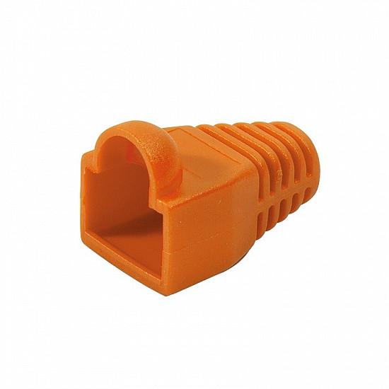 LOGILINK MP0022O LOGILINK - RJ45 FTP cat6 plugs with caps - orange,100pcs
