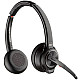 Poly Savi 8220-M Office Savi 8200 series Headset On-Ear DECT Bluetooth Wireless Black Certified for