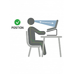 PORT DESIGNS 901103 Ergonomic Notebook stand Notebook Stand Black 10-15.6 