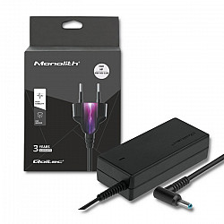 Zasilacz Qoltec 50051.65W.HP do notebooka HP (19 5 V; 3 33 A; 65W; 4.5 mm x 3 mm)
