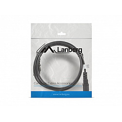 LANBERG CA-C13E-11CC-0018-BK extension power cable C13-> C14 1.8m VDE