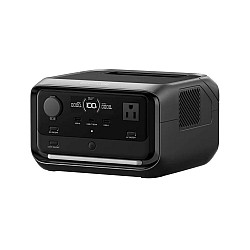 RIVER 3 Max (RIVER 3 Plus + Zusatzbatterie EB300), Powerstation schwarz, 572 Wh, X-boost 2.400W, 2 LFP-Akkus