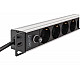 1U ALUMINIUM PDU 9X SCHUKO RACKMOUNT IEC C14 PLUG