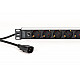 1U ALUMINIUM PDU 9X SCHUKO RACKMOUNT IEC C14 PLUG