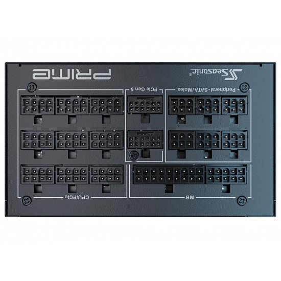 Seasonic FOCUS GX White ATX 3.0 Maitinimo blokas su 750W, 80 PLUS GOLD, 100000h MTBF 2025