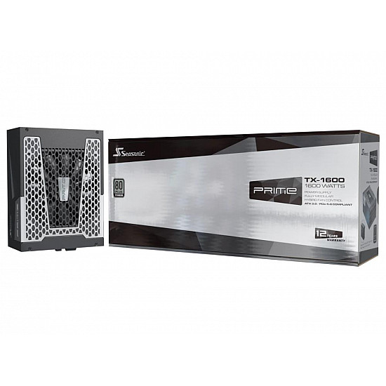 Power Supply SEASONIC PRIME TX ATX 3.0 1600 Watts Efficiency 80 PLUS TITANIUM MTBF 100000 hours PRIME-TX-1600-ATX30