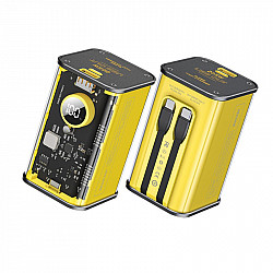 Power bank 20000 mAh Super Fast Charging z wbudowanym kablem USB-C PD 20W & Lightning + USB-A QC3.0 22.5W