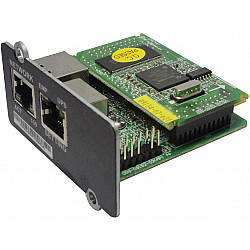 PowerWalker mini NMC SNMP Card, LAN-Adapter schwarz, Netzwerk Management Protokoll Modul