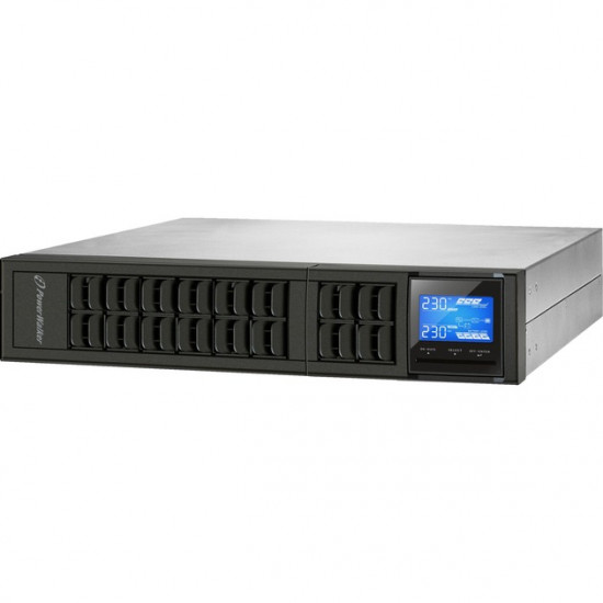 POWERWALKER VFI 3000 CRM LCD UPS On-Line 3000VA 19 2U 4x IEC USB/RS-232 LCD Terminal Rack/Tow