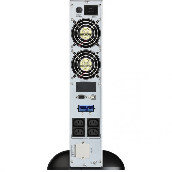 POWERWALKER VFI 3000 CRM LCD UPS On-Line 3000VA 19 2U 4x IEC USB/RS-232 LCD Terminal Rack/Tow