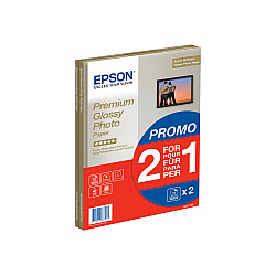 EPSON Premium glossy photo paper inkjet 255g/m2 A4 2x15 sheets 1-pack BOGOF