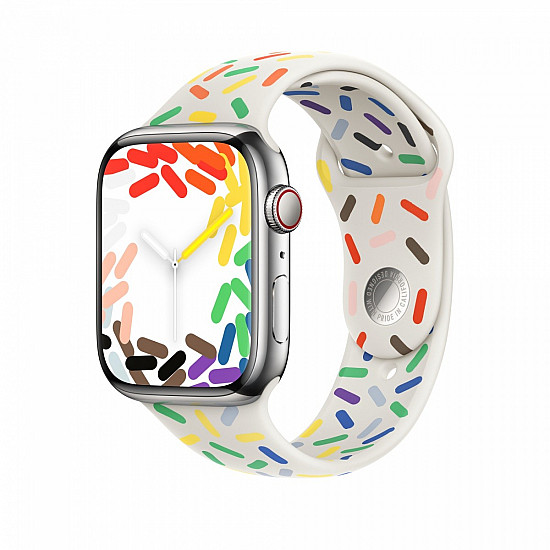 Apple Pride Edition Sportarmband, Pride, 42 (Series 1/2/3)/44/45/46/49mm, MUQ33ZM/A